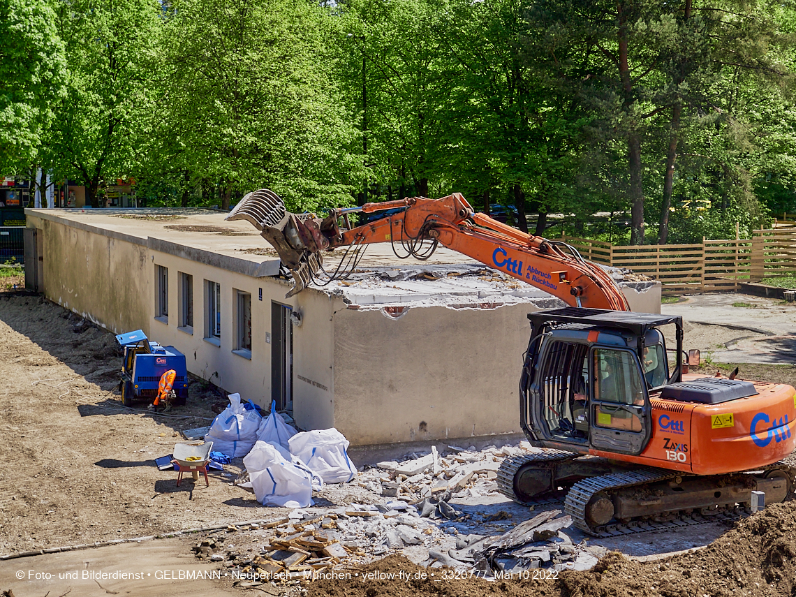 10.05.2022 - Baustelle am Haus für Kinder in Neuperlach